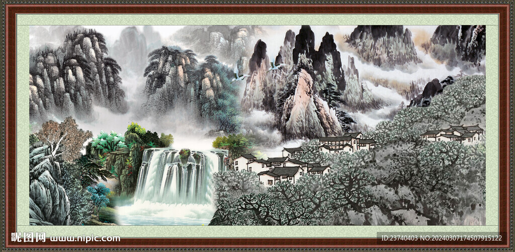 中國風山水