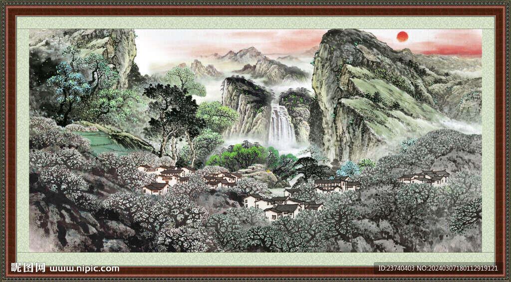 中國風山水