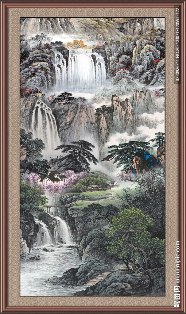 巨幅山水