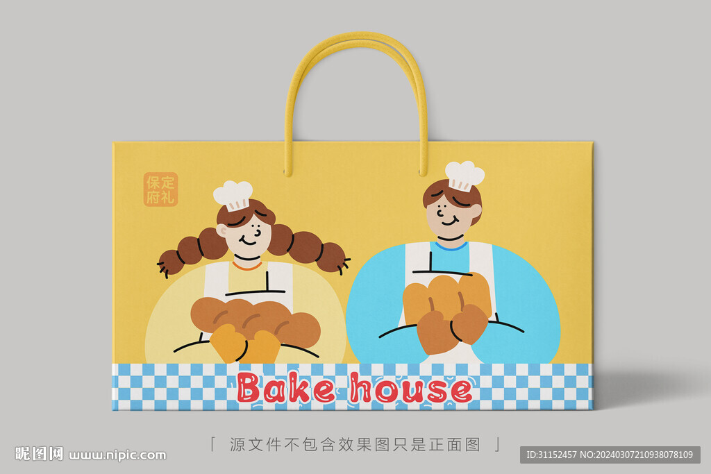烘焙面包禮袋