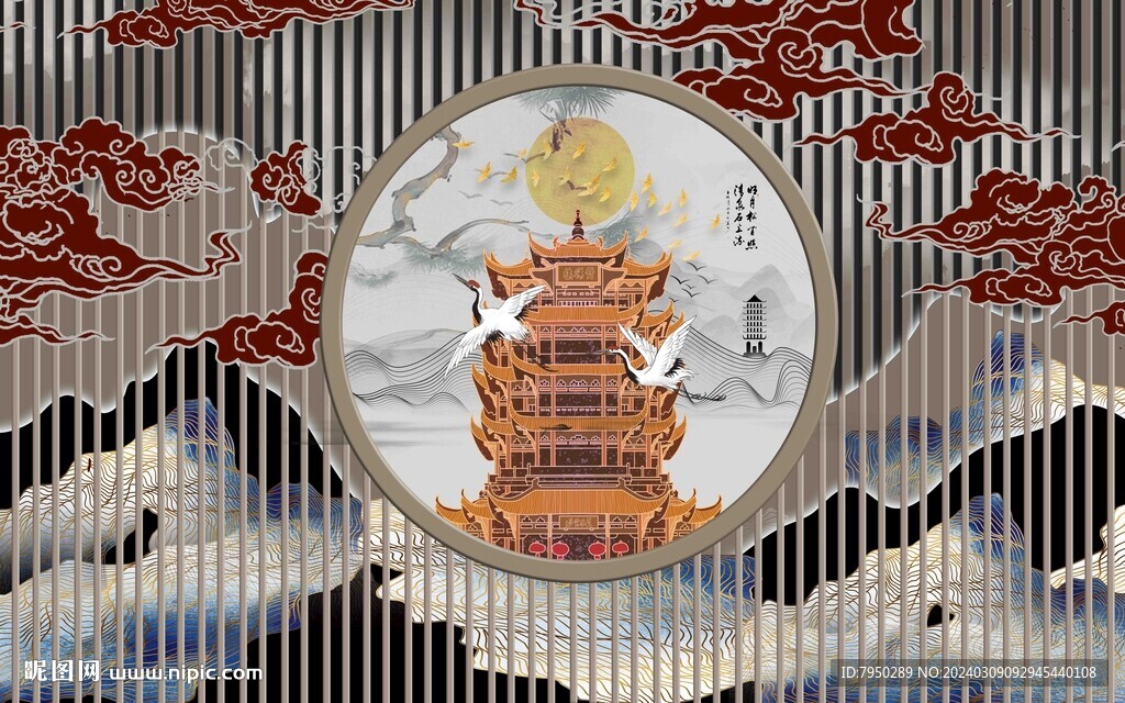 中式裝飾背景墻 