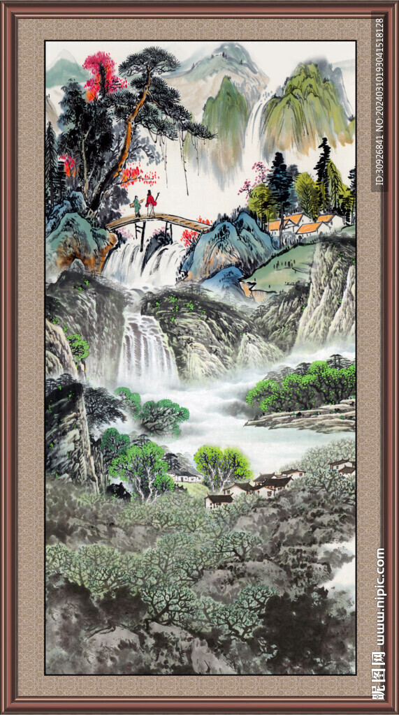 新中式山水畫 