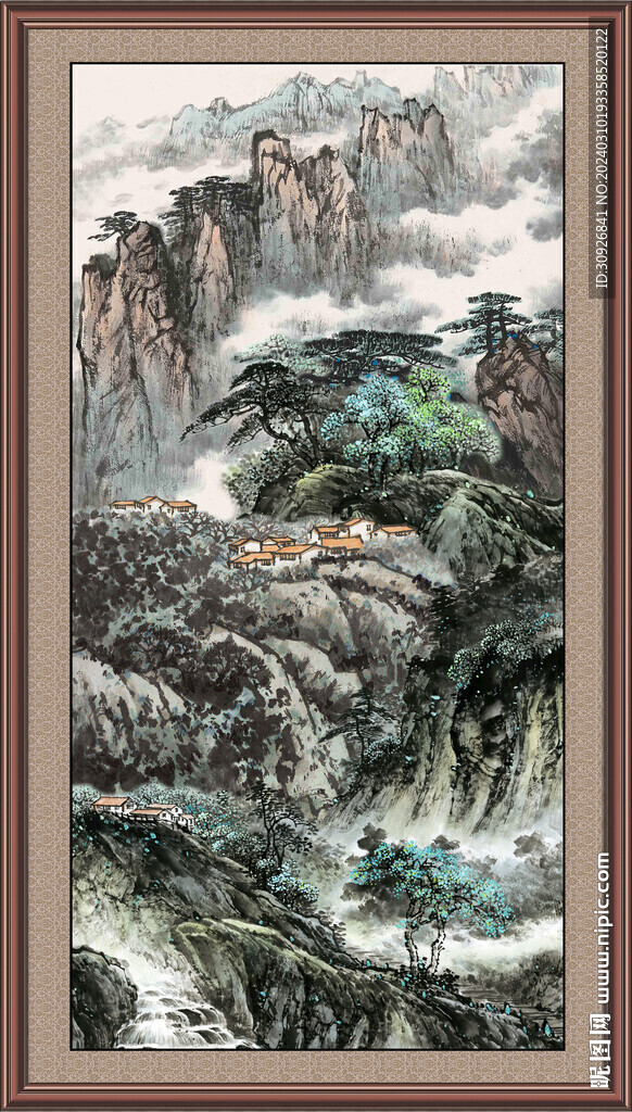 玄關山水畫 