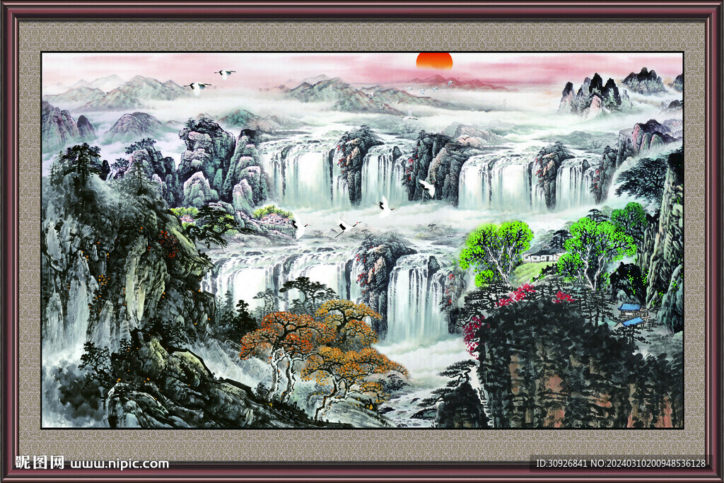 長(zhǎng)幅國(guó)畫山水