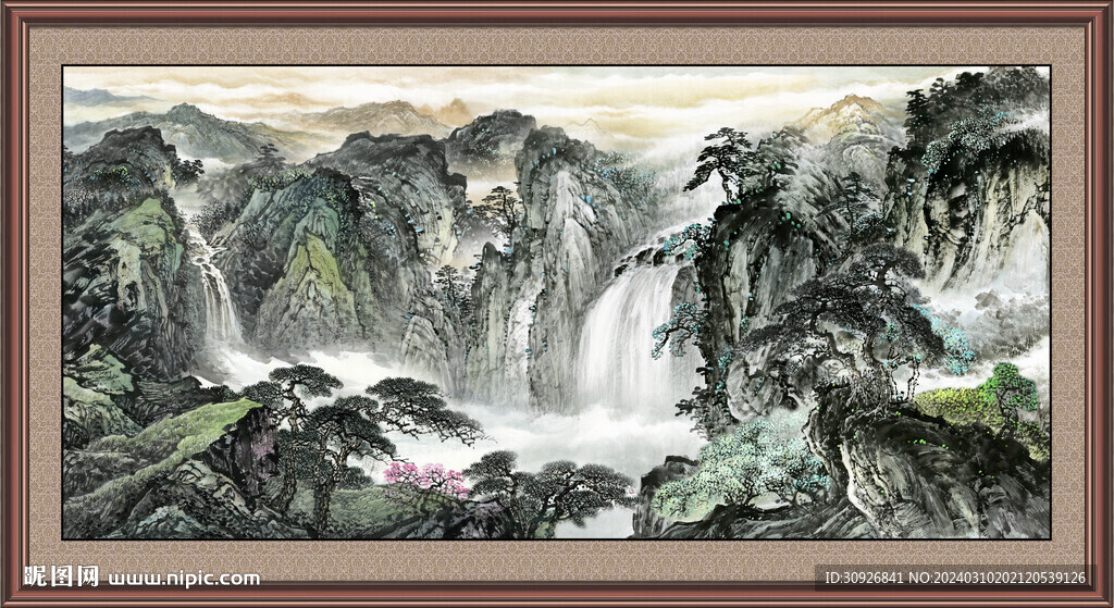 新中式山水畫 