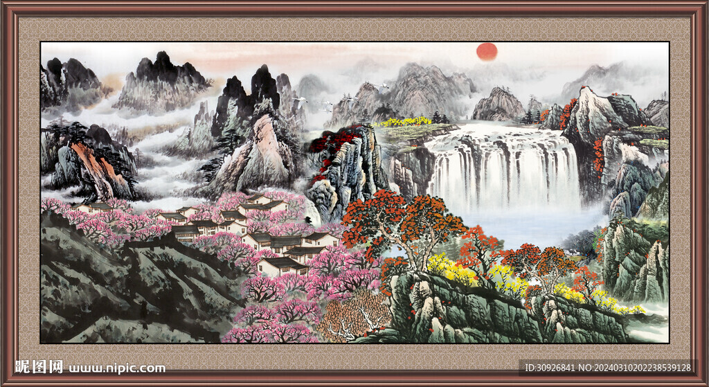 新中式山水畫