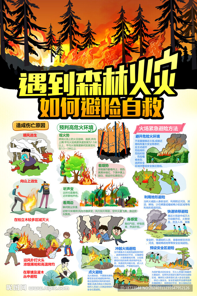 森林防火避险与自救
