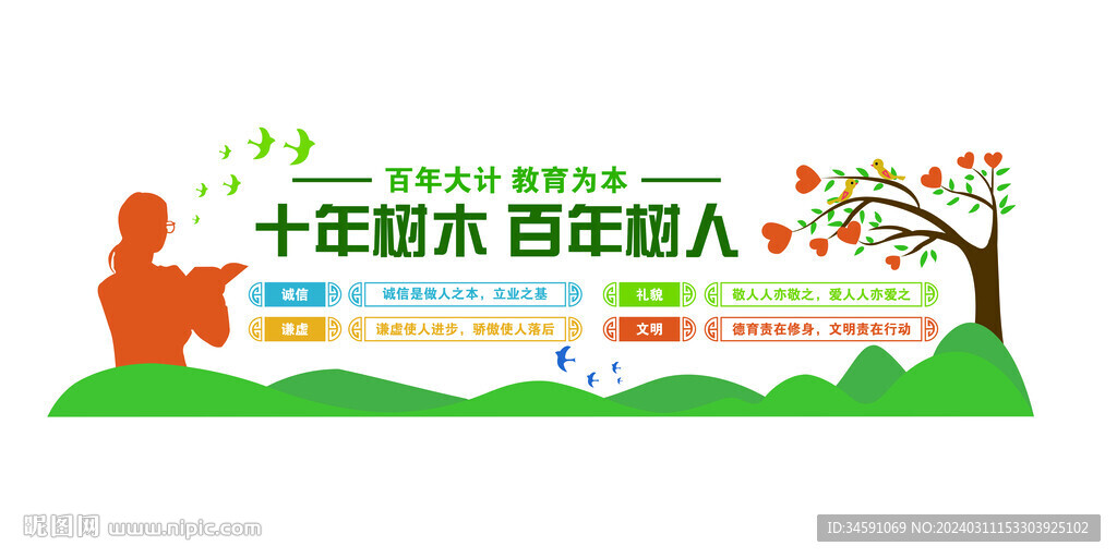 十年樹(shù)木 百年樹(shù)人