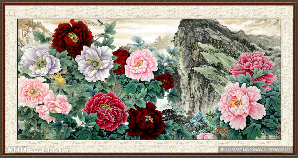 富貴牡丹 