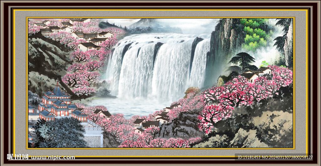 國畫風(fēng)景 