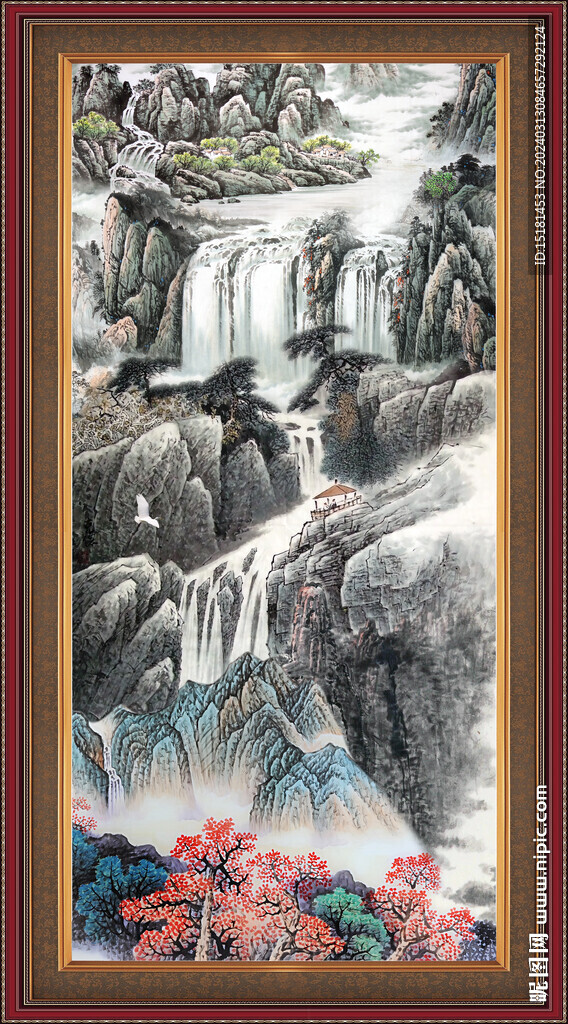中國(guó)畫風(fēng)景 