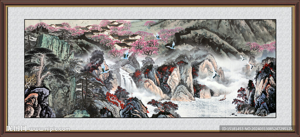 中國(guó)畫風(fēng)景 