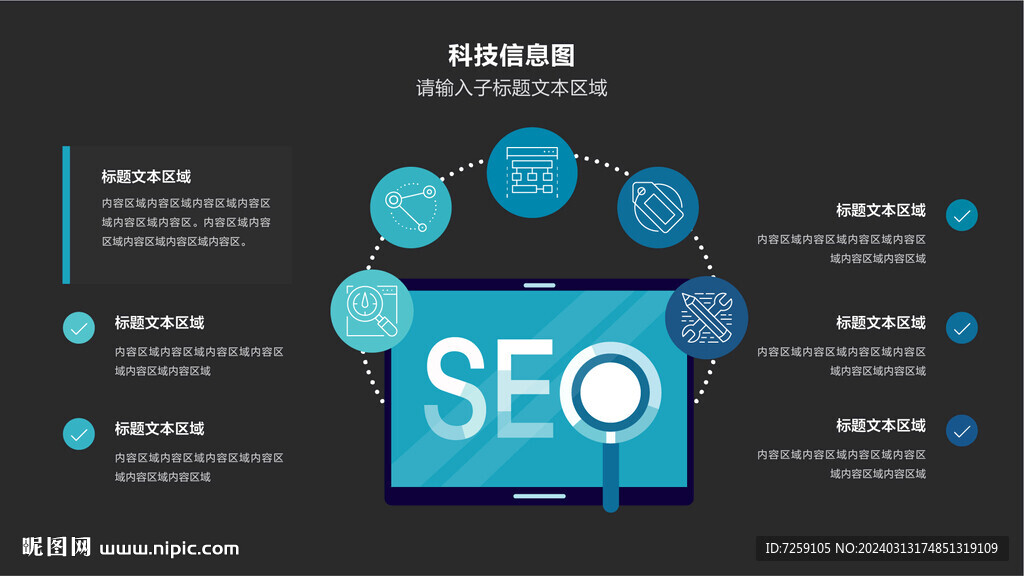 電腦信息圖表PPT