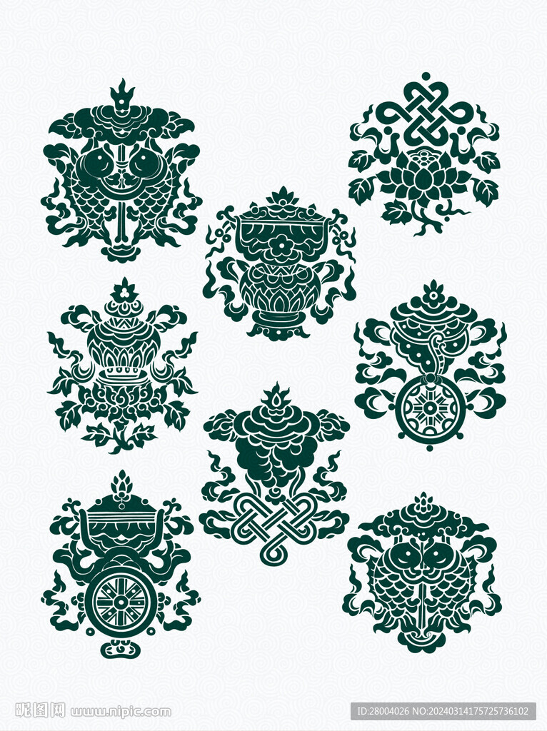 八寶吉祥圖