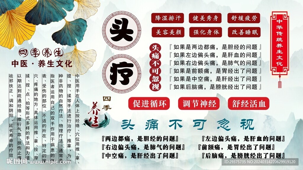 頭療背景墻