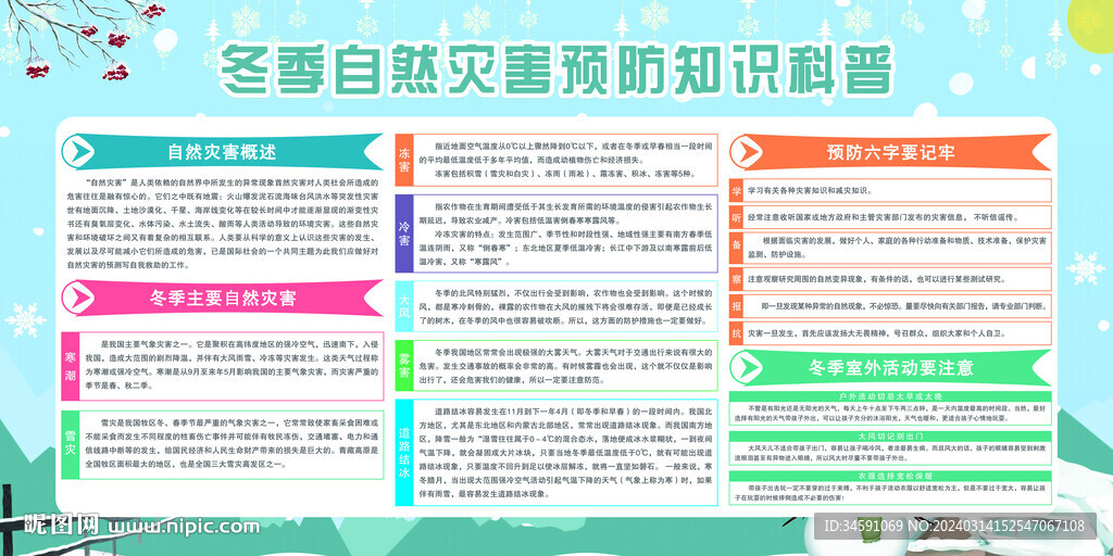 冬季自然災(zāi)害預(yù)防知識(shí)科普