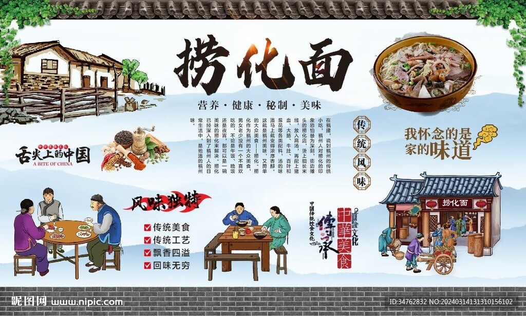 撈化面