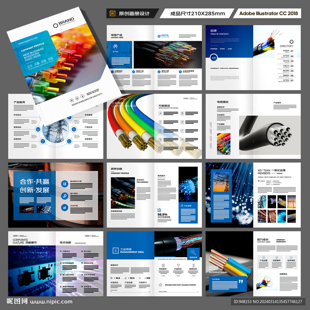 電纜產(chǎn)品畫冊