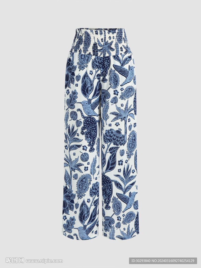 手繪線(xiàn)條豹紋鳥(niǎo)