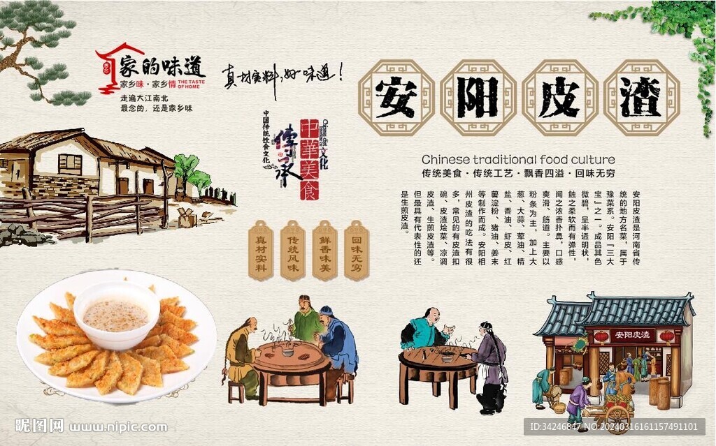 安陽皮渣背景