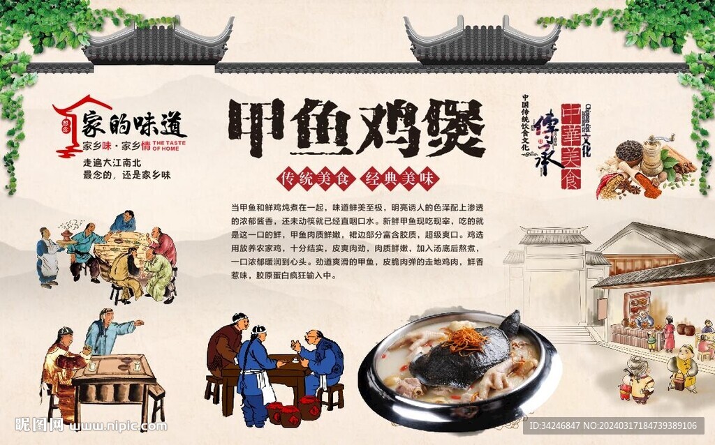 甲魚雞煲