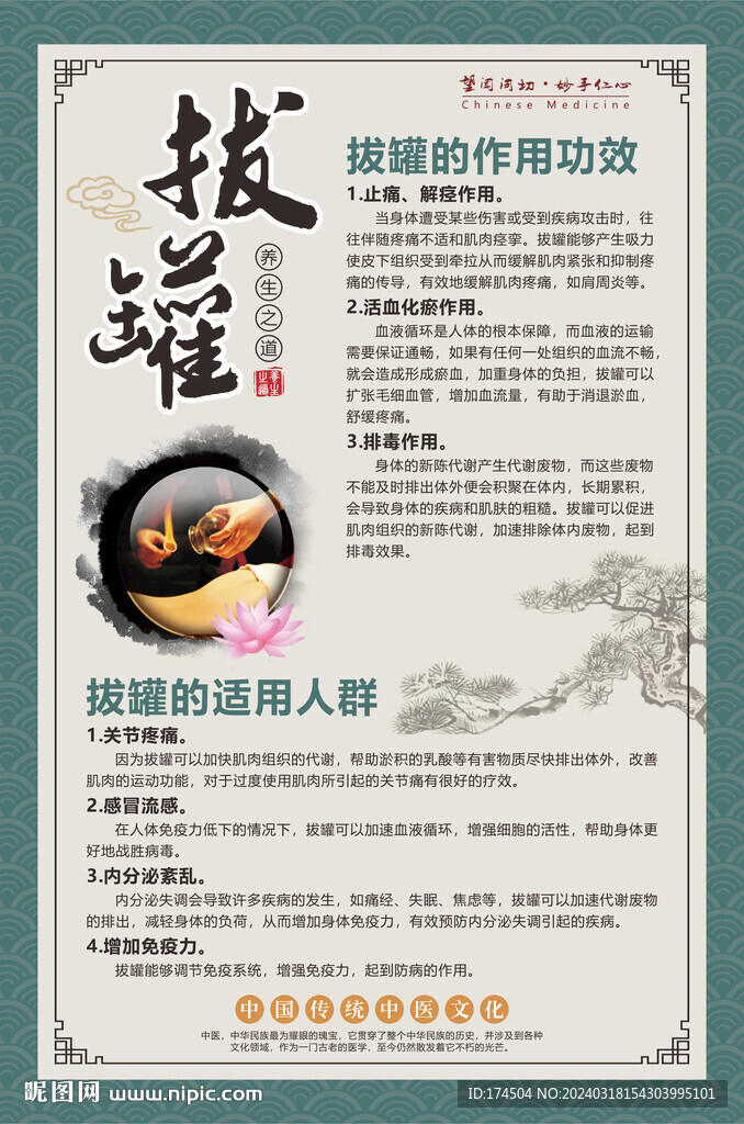 拔罐海報(bào)