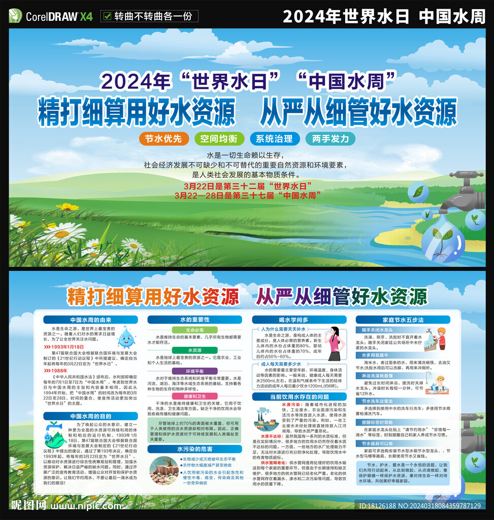 世界水日中國水周展板