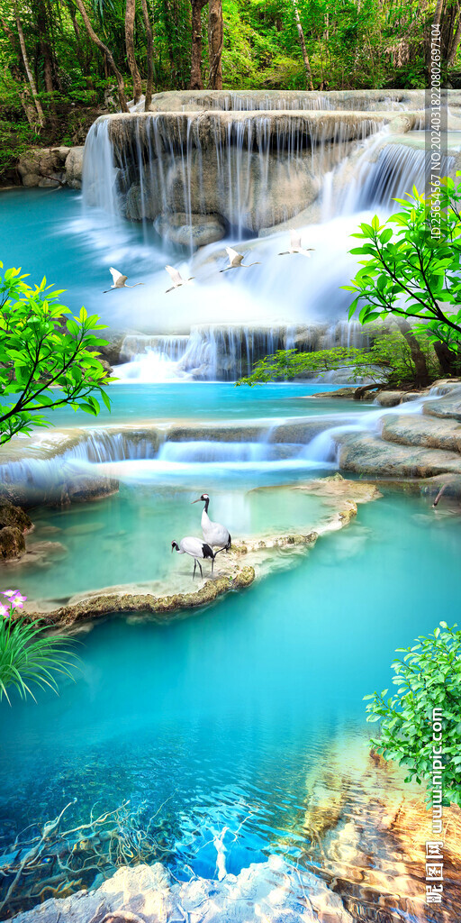 高山樹林瀑布玄關(guān)