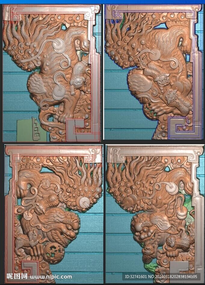 古建獅子