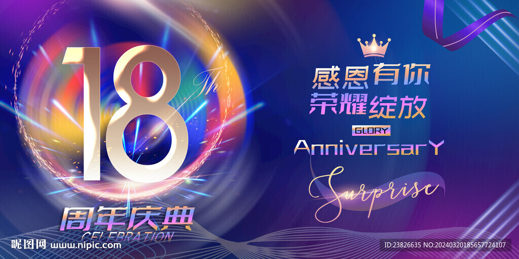 18周年
