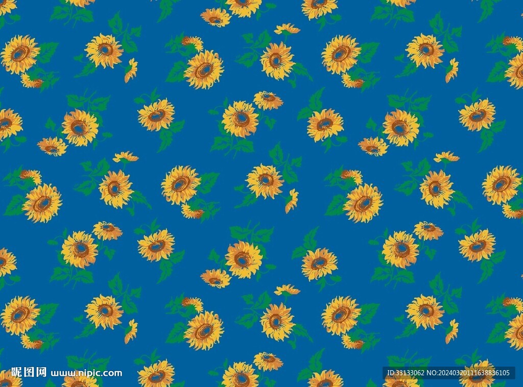 小碎花 太陽花