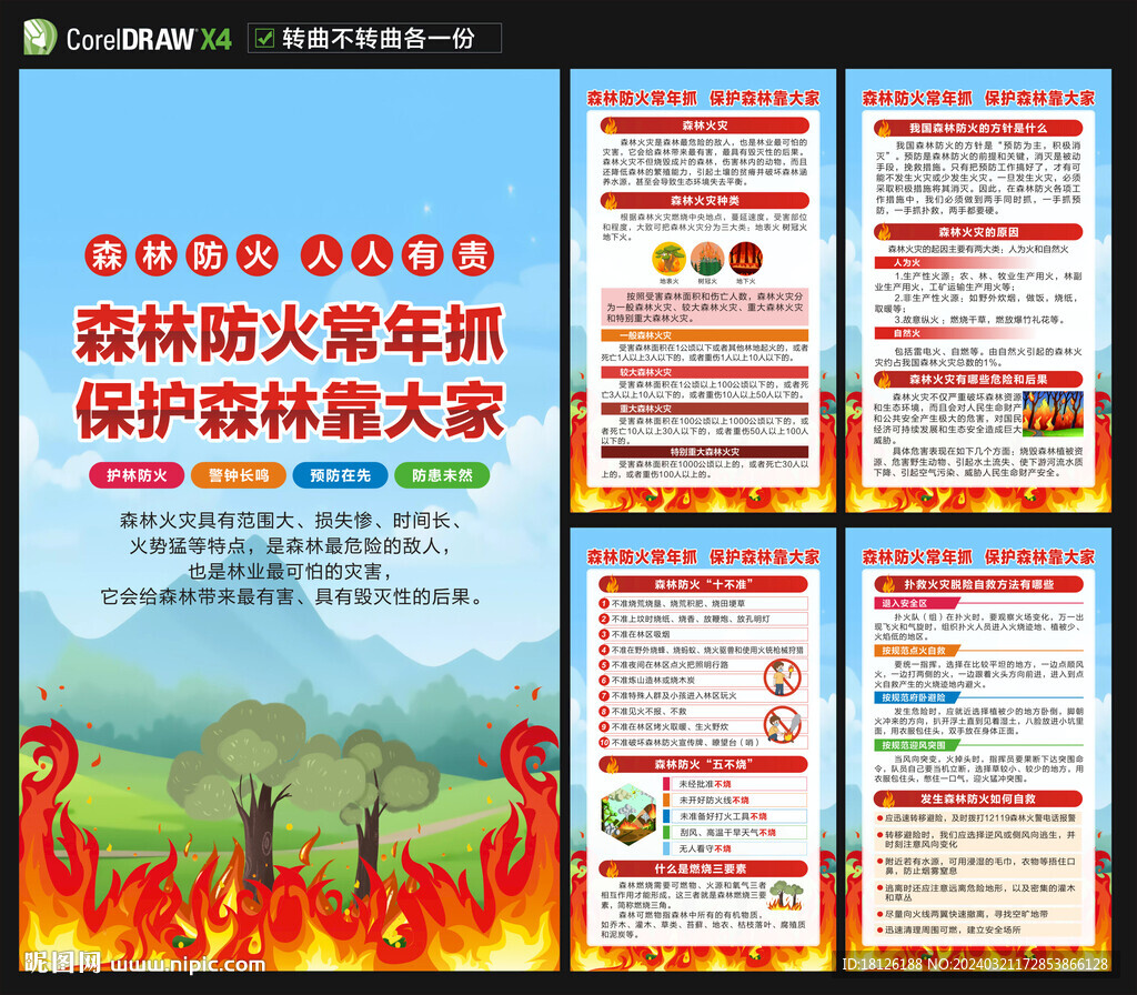 森林防火海報(bào)