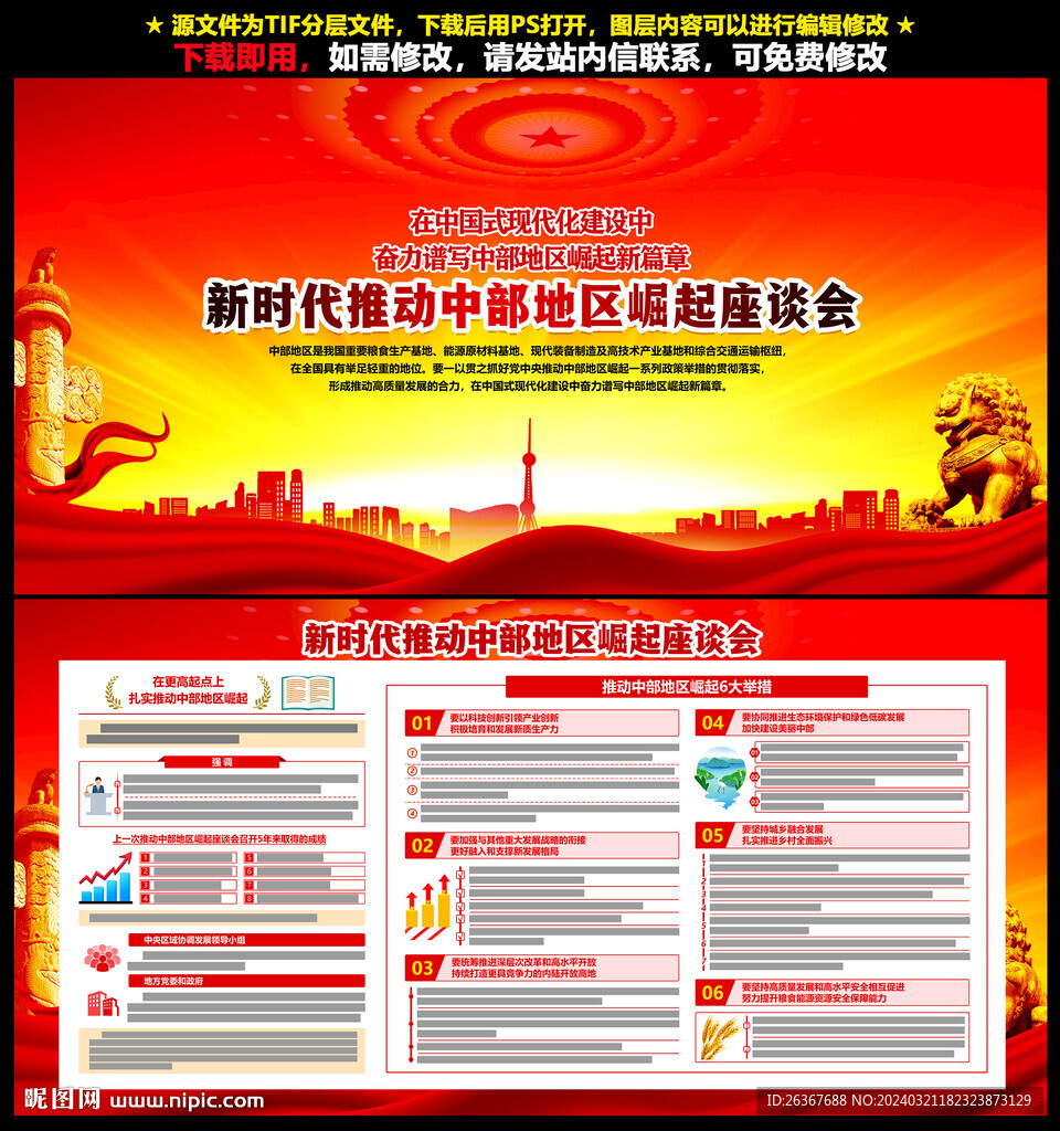 推動(dòng)中部地區(qū)崛起座談會(huì)