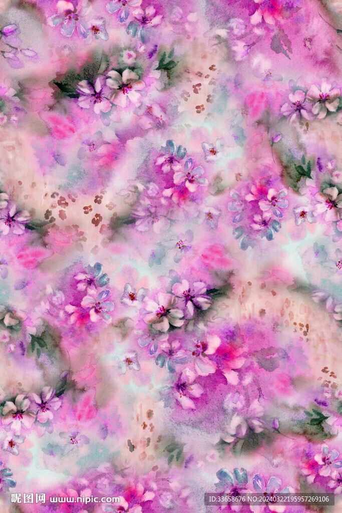 扎染花