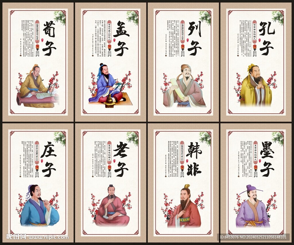國(guó)學(xué)文化展板