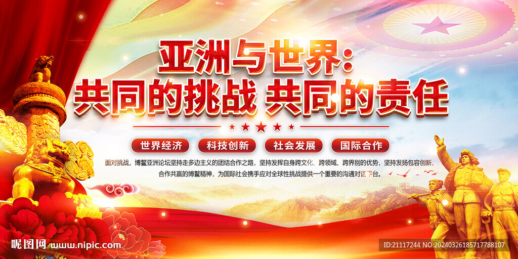 博鰲亞洲論壇展板