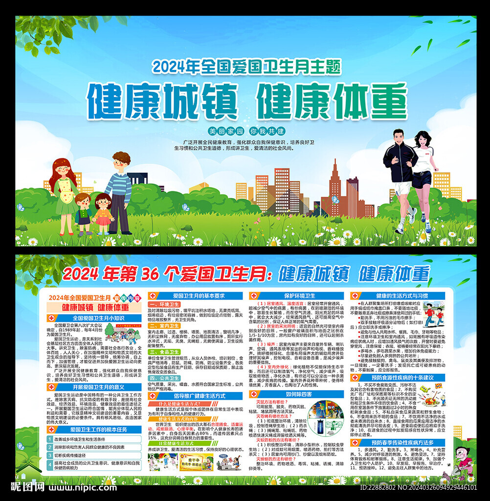 2024年愛國衛(wèi)生月宣傳欄