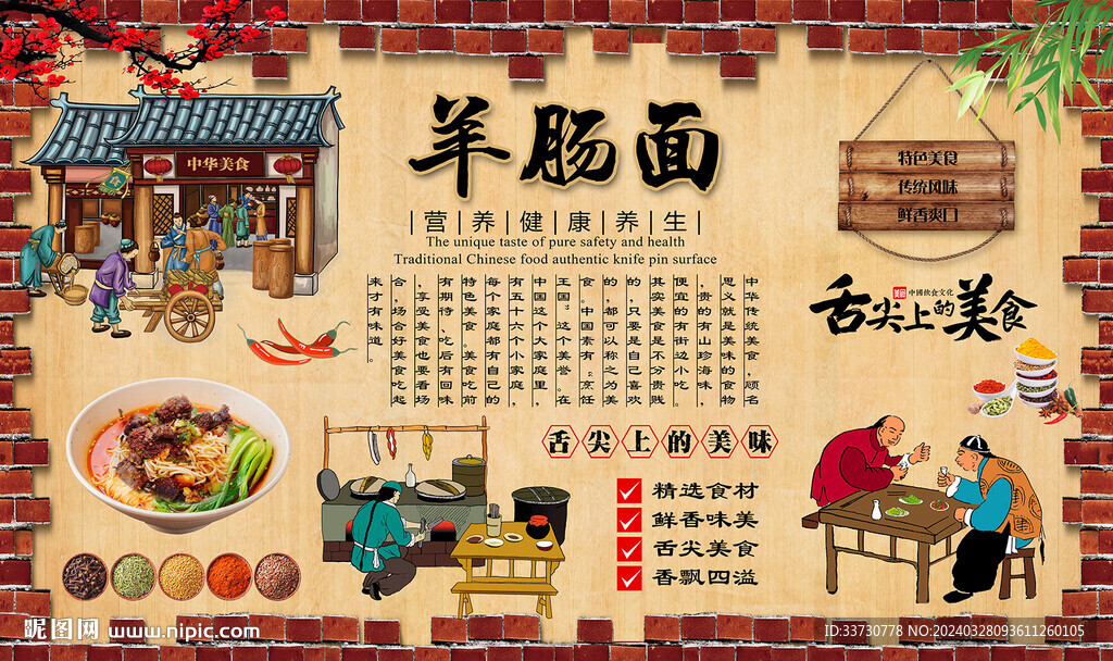 羊腸面