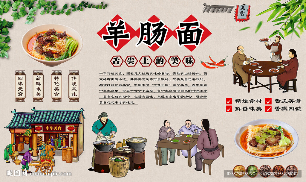 羊腸面