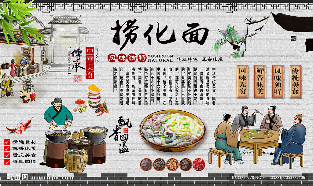 撈化面