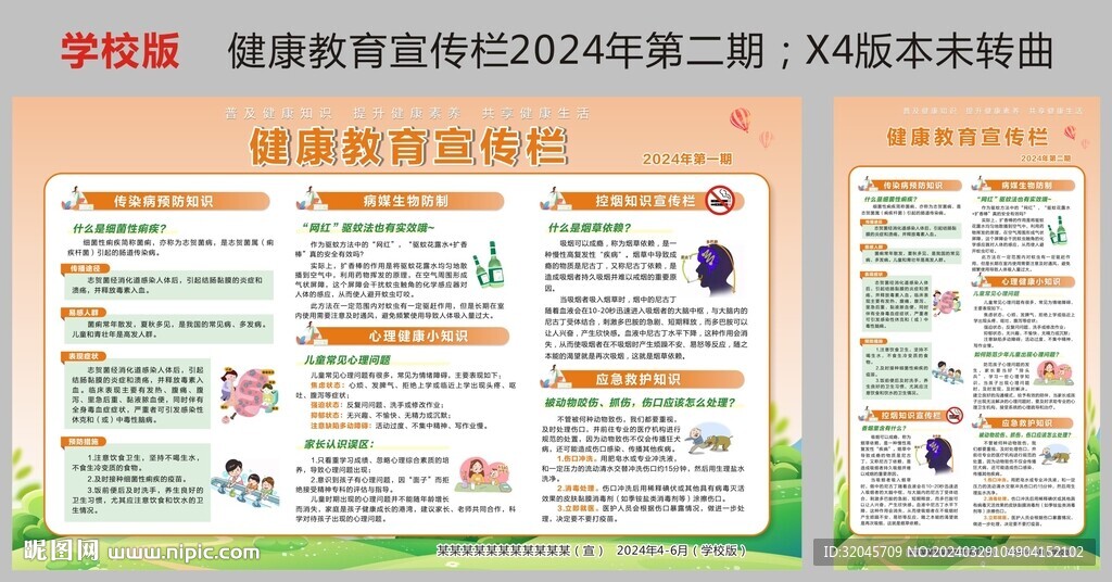 2024年健康教育宣傳欄第二期