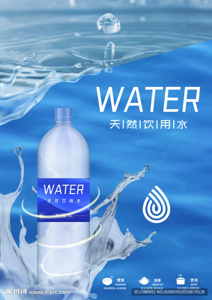 饮用水海报