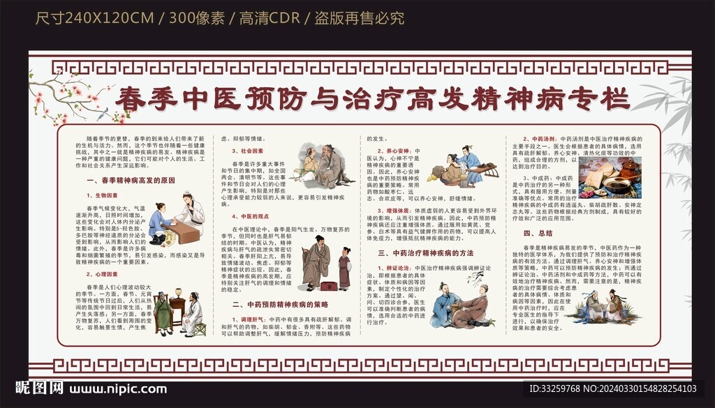 春季中醫預防與治療高發精神病宣