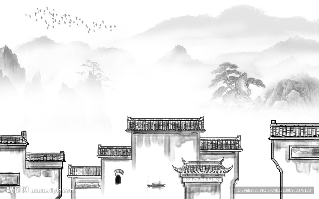 新款 灰色高端墻畫(huà) TIf分層