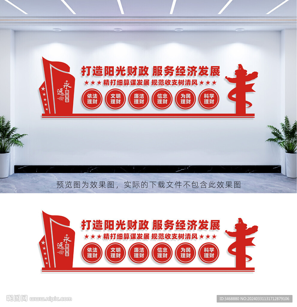 陽光財政文化墻