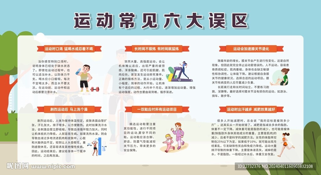 運動常見六大誤區