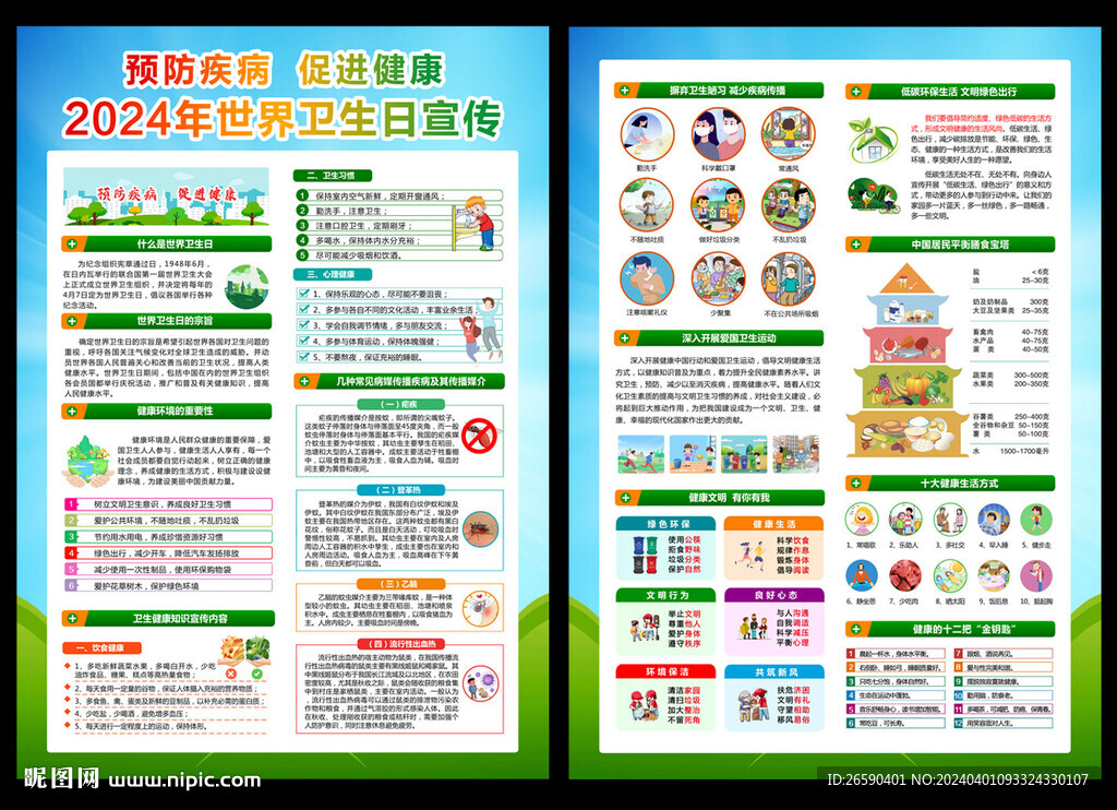 衛生日宣傳單