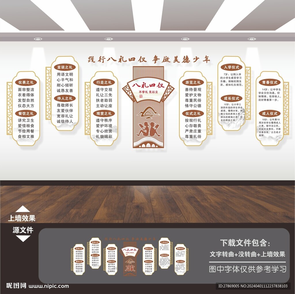 八禮四儀展板