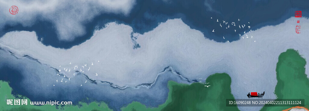 裝飾水墨畫