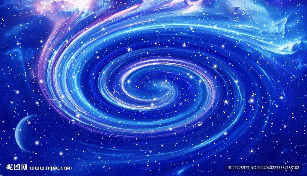 藍(lán)色旋渦星空頂
